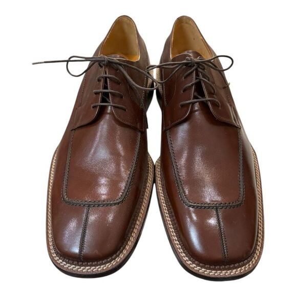 New Mezlan Banderas Men\'s Tan Brown Leather Lace-up Oxford Dress Shoes 13  13M main image 4